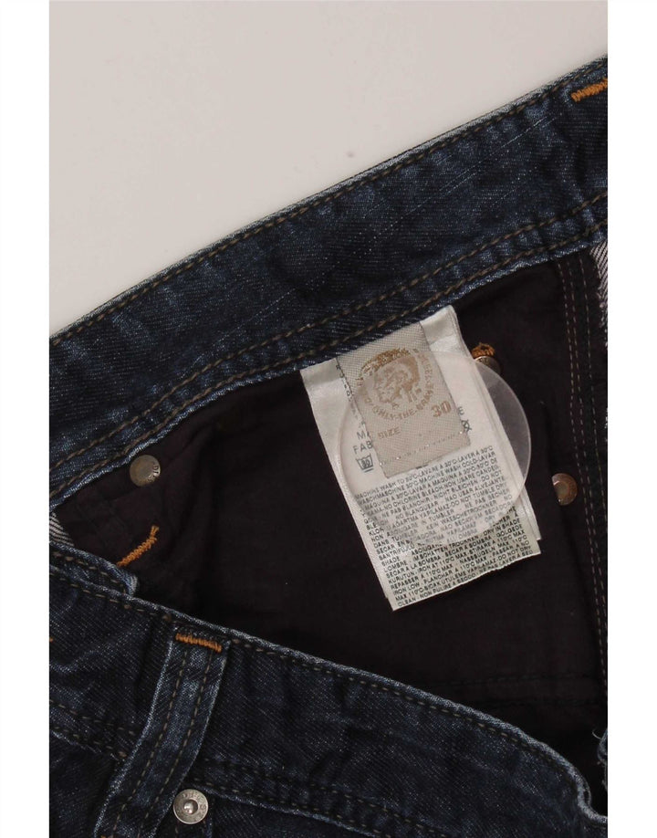 Diesel Herren Slim Jeans W30 L30 Marineblau Baumwolle