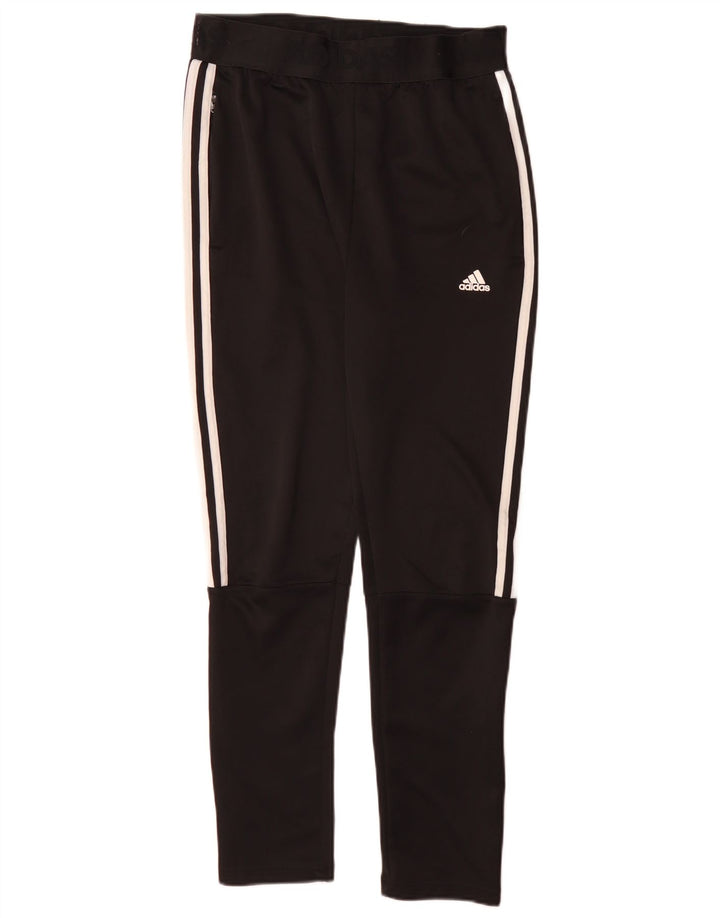 Adidas Mädchen Climalite Trainingshose 13–14 Jahre, schwarzes Polyester