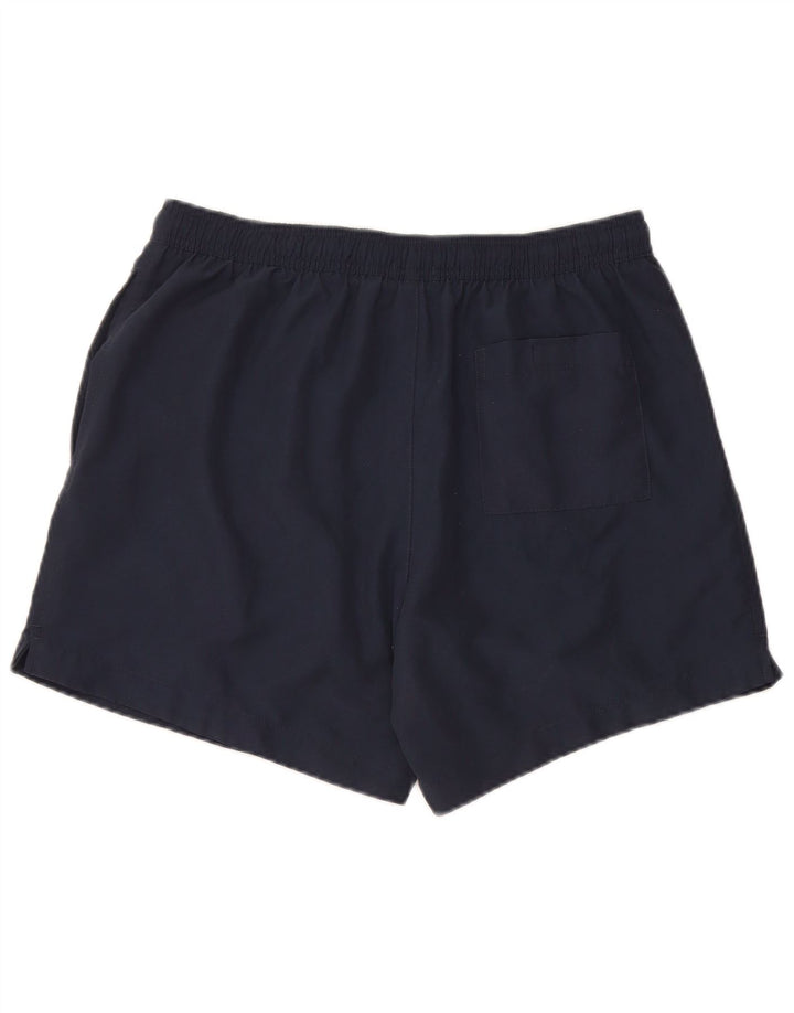 CALVIN KLEIN Herren-Badeshorts mit Grafik, mittelgroß, Marineblau, Farbblock