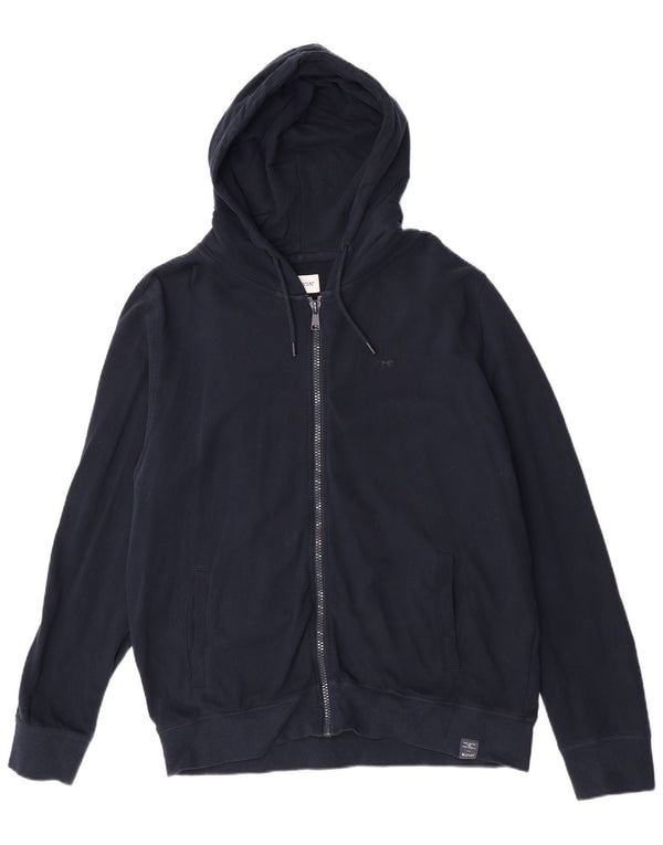 Mustang Herren-Kapuzenpullover mit Reißverschluss, XL, marineblau, Baumwolle