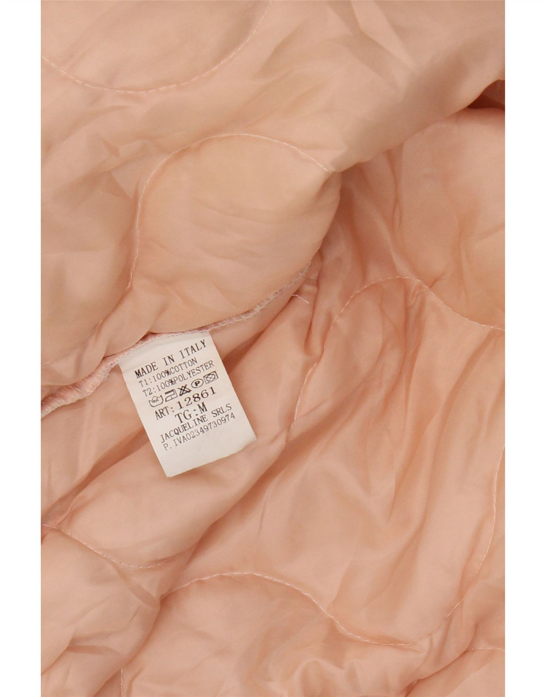 Vintage Damen Bomber übergroße gepolsterte Jacke UK 14 Mittelrosa Paisley