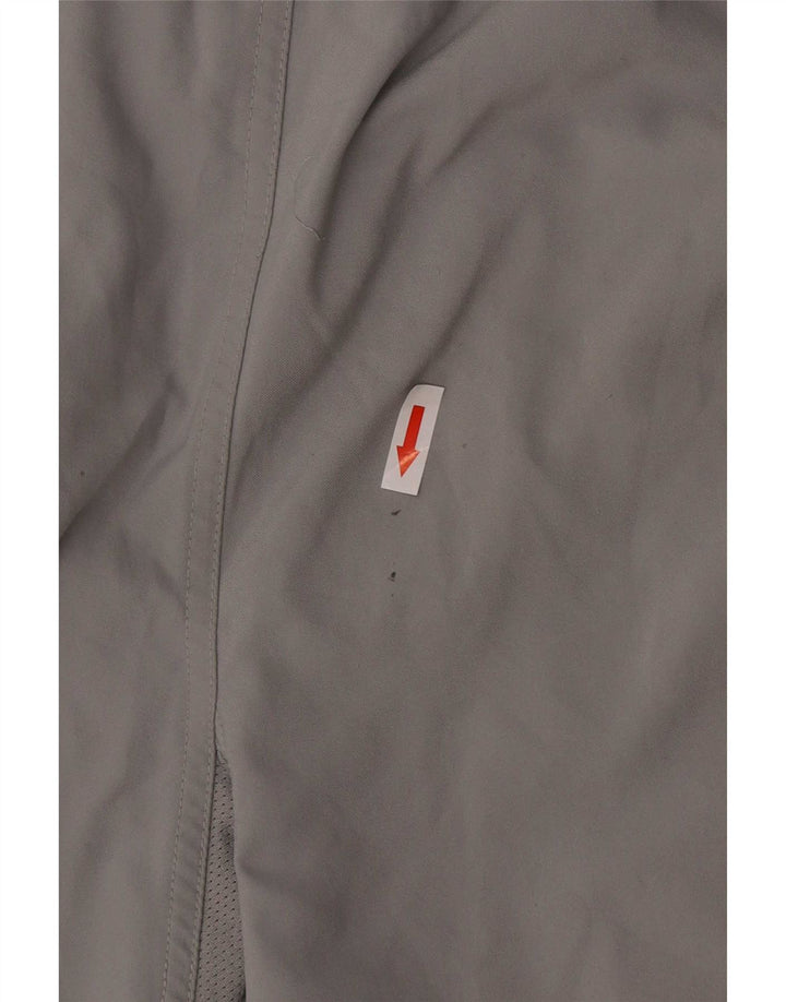 Nike Herren-Sportshorts aus mittelgrauem Colourblock-Polyester