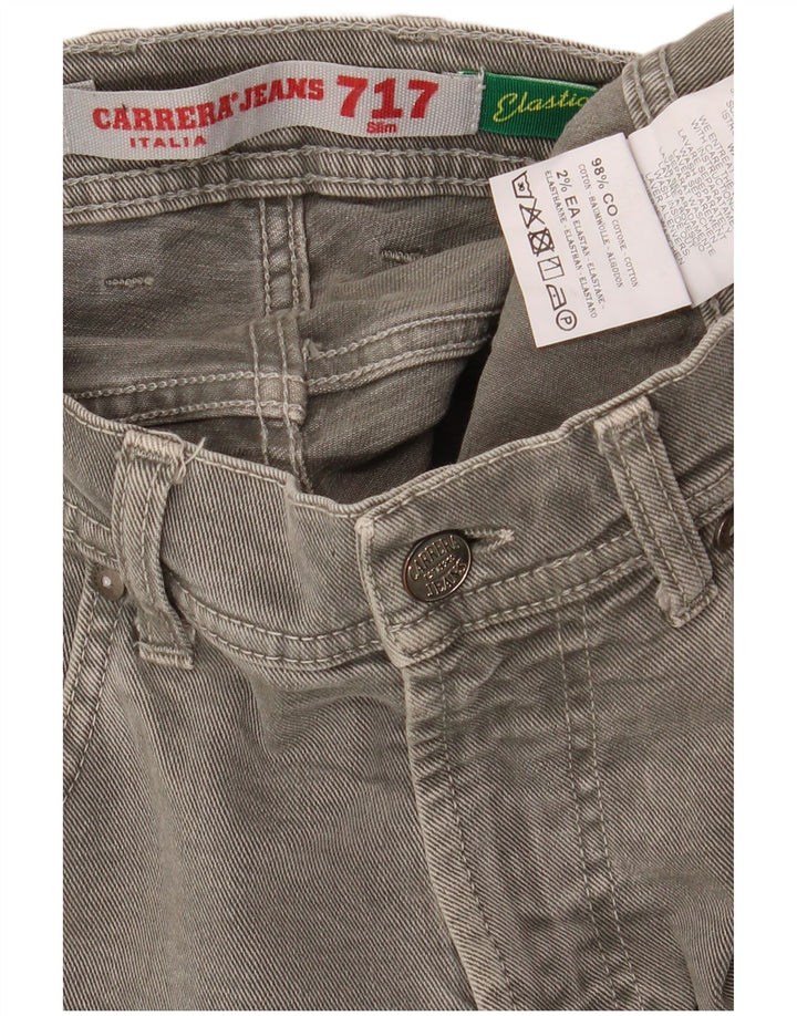 CARRERA Herren 717 Slim Jeans IT 48 Medium W33 L32 Graue Baumwolle