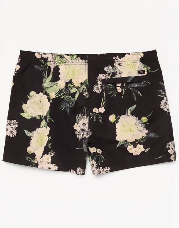 Superdry Herren-Badeshorts mit Grafik, groß, Marineblau mit Blumenmuster, Polyester