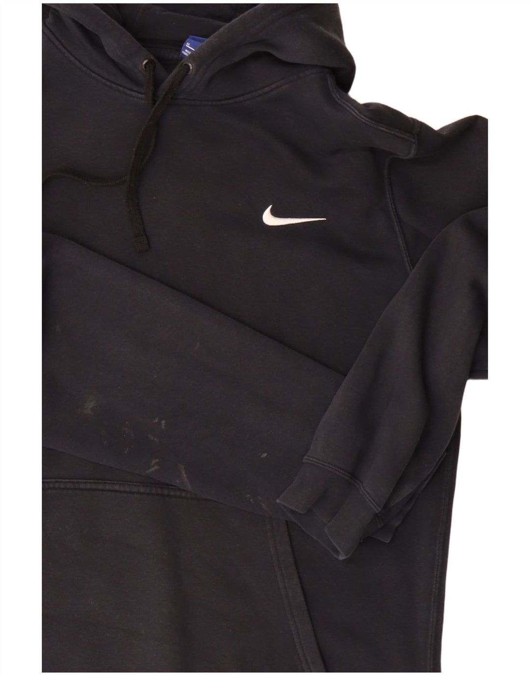 Nike Herren-Hoodie-Pullover aus mittelschwarzer Baumwolle
