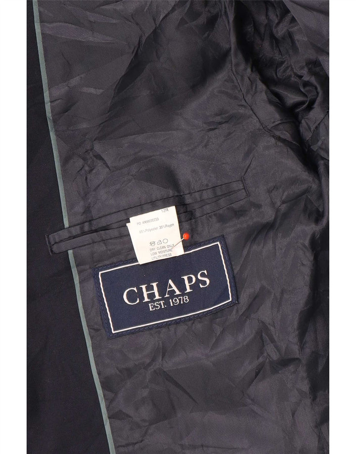 Chaps Jungen-Blazer mit 2 Knöpfen, 11–12 Jahre, marineblaues Polyester