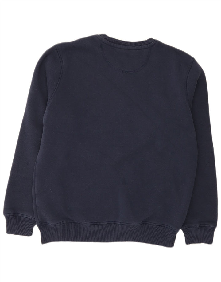 North Sails Herren-Sweatshirt mit Grafik, Größe S, marineblaue Baumwolle