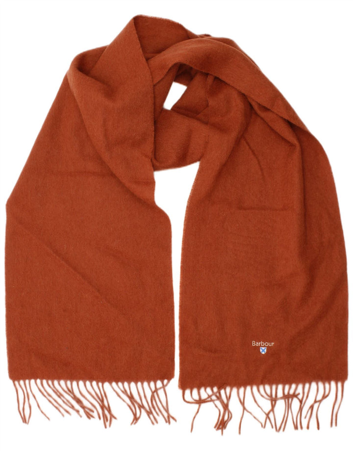 Barbour Herren-Rechteckschal, Einheitsgröße, braune Wolle, klassisch
