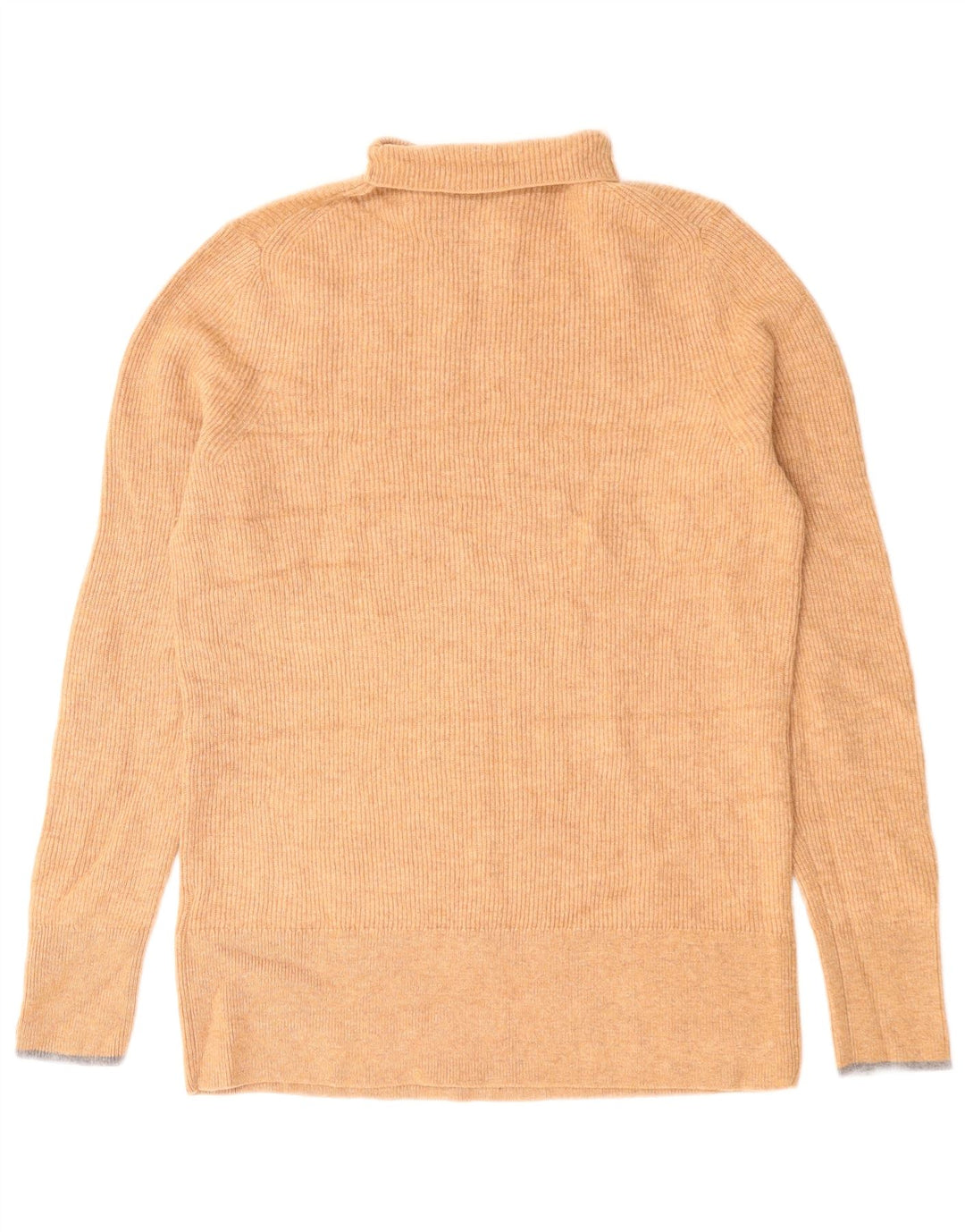 Calvin Klein Damen-Pullover mit Rollkragen, UK 14, große beige Wolle
