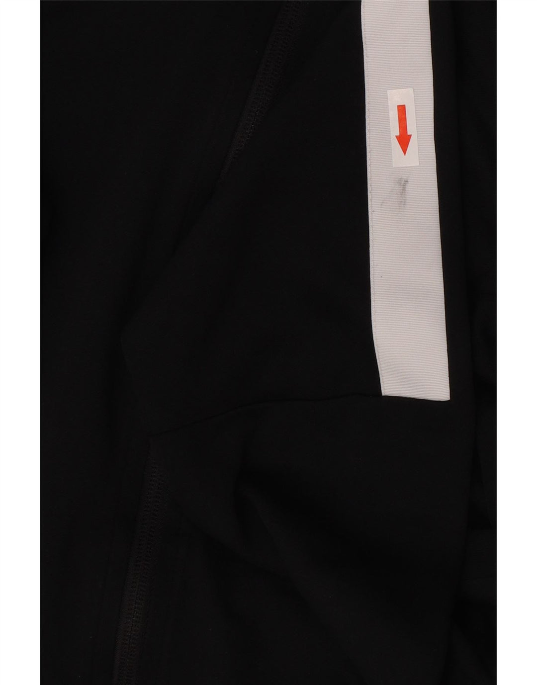 Nike Herren-Trainingsanzugoberteil, XS, schwarze Farbblock-Baumwolle