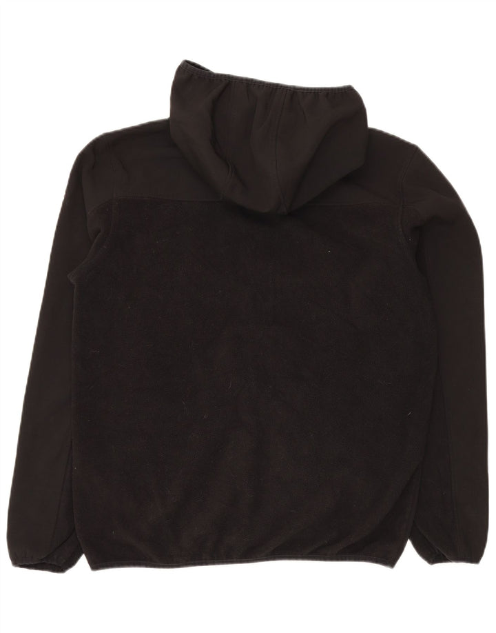 Reebok Herren Kapuzen-Fleecejacke UK 38 Medium Schwarz Polyester