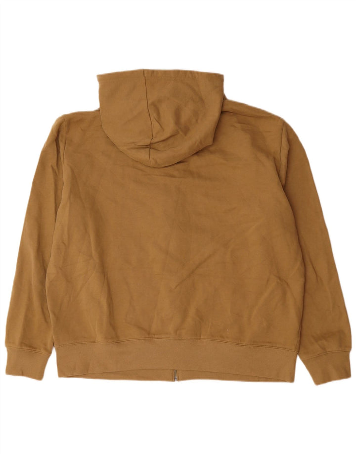 Marks & Spencer Herren-Kapuzenpullover mit Reißverschluss, XL, beige Baumwolle