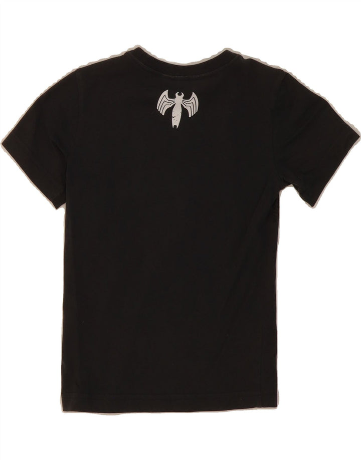 ADIDAS Boys Graphic T-Shirt Top 3-4 Years Black Vintage Adidas and Second-Hand Adidas from Messina Hembry 