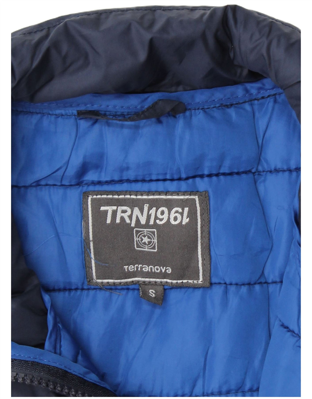 TERRANOVA Damen Wattierte Jacke UK 10 Small Marineblau Polyamid