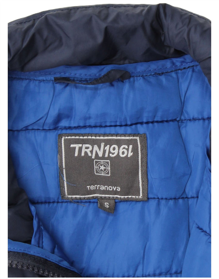 TERRANOVA Damen Wattierte Jacke UK 10 Small Marineblau Polyamid
