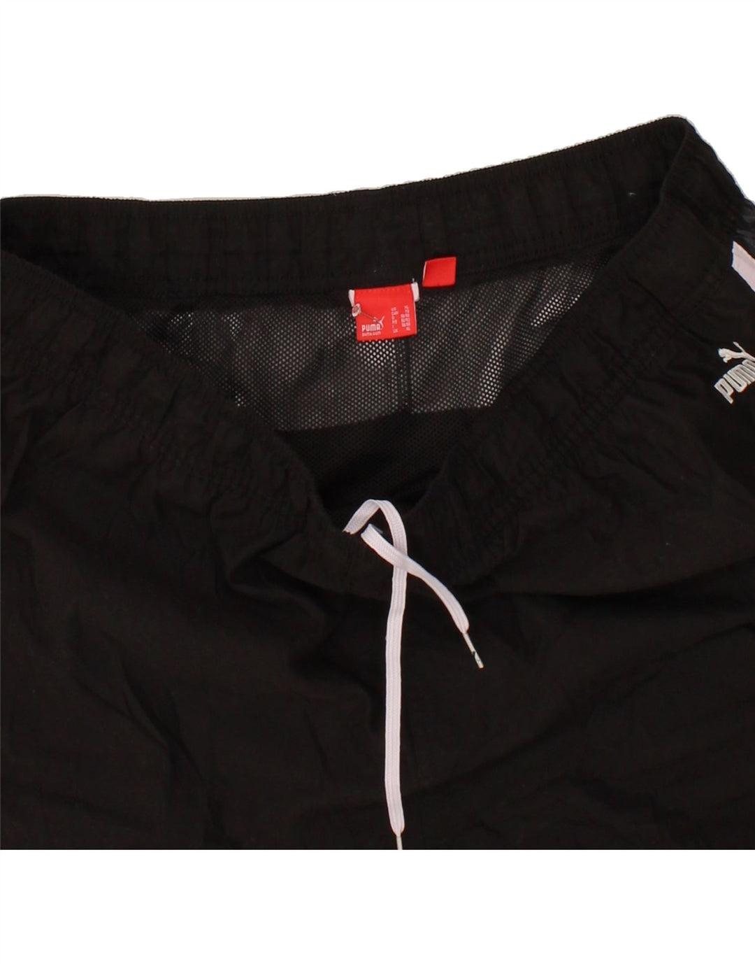 PUMA Mens Graphic Sport Shorts XL  Black Colourblock Polyester Vintage Puma and Second-Hand Puma from Messina Hembry 