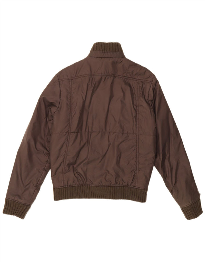 Lee Herren Bomberjacke UK 38 Mittelbraunes Polyamid