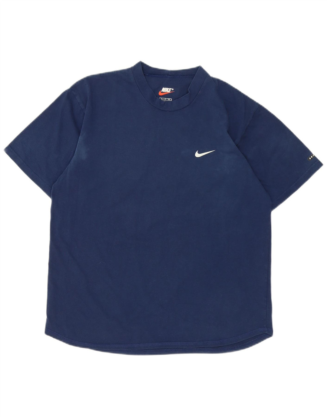 Nike Herren T-Shirt Top Small Marineblau Baumwolle