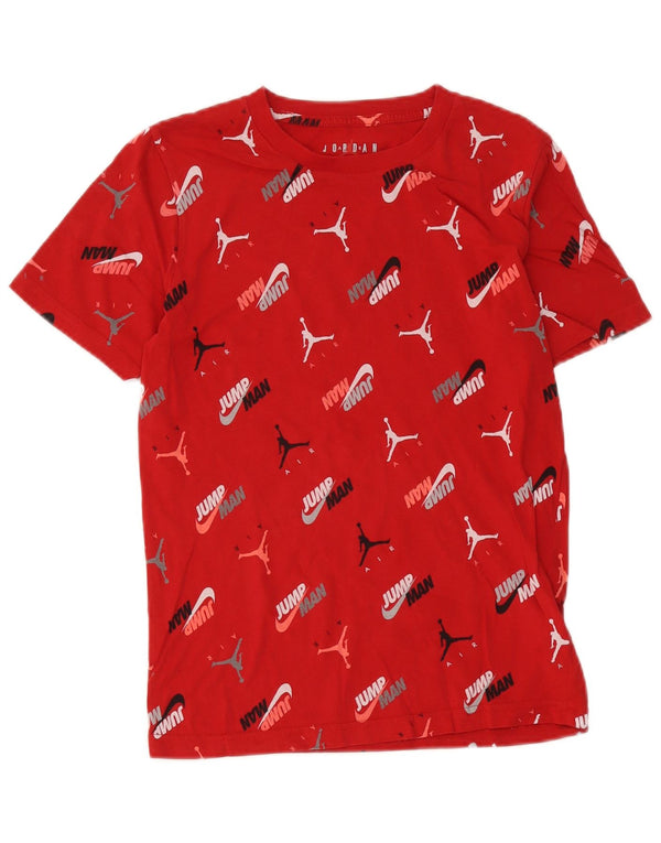 Jordan T-Shirt mit Grafik für Jungen, 12–13 Jahre, Größe L, aus roter Baumwolle