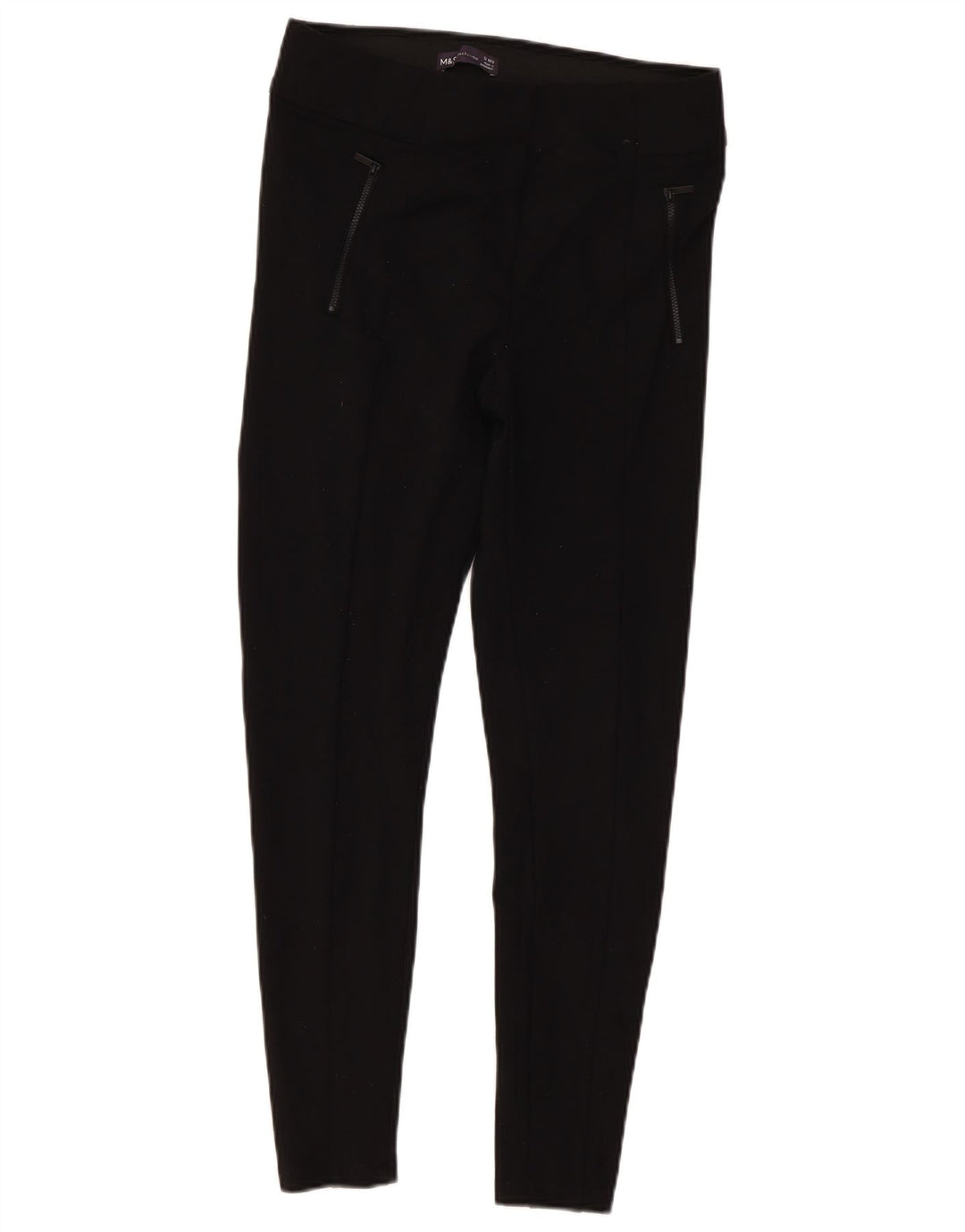 Marks & Spencer Damen Leggings UK 12 Mittelschwarze Viskose