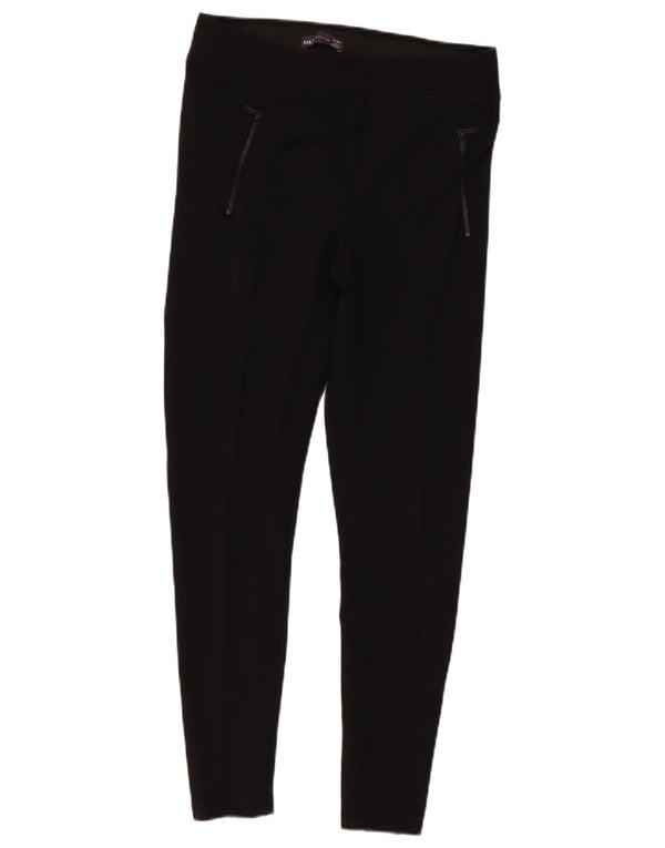 Marks & Spencer Damen Leggings UK 12 Mittelschwarze Viskose