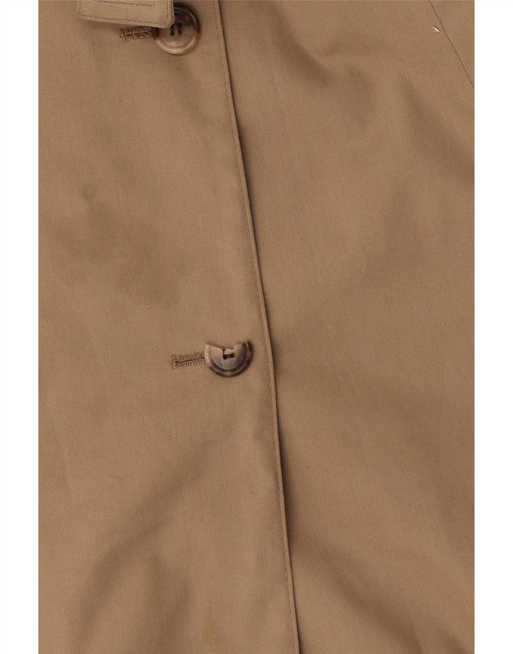 London Fog Damen Trenchcoat US 6 Mittelbraunes Polyester