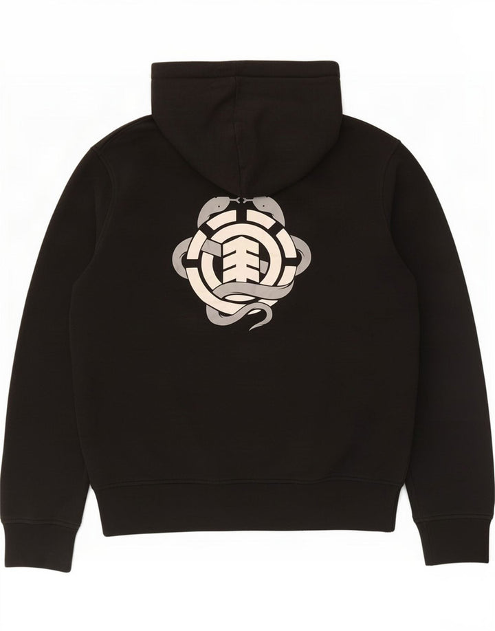 Element Herren Kapuzenpullover, groß, aus schwarzem Polyester