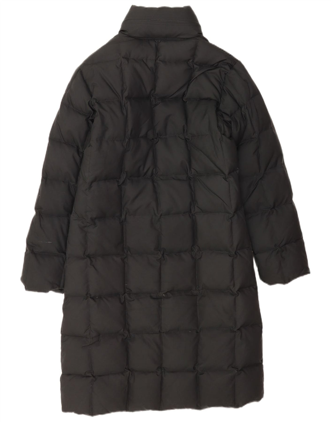 Alberto Aspesi Damen Wattierter Mantel UK 10 Small Schwarz Polyester