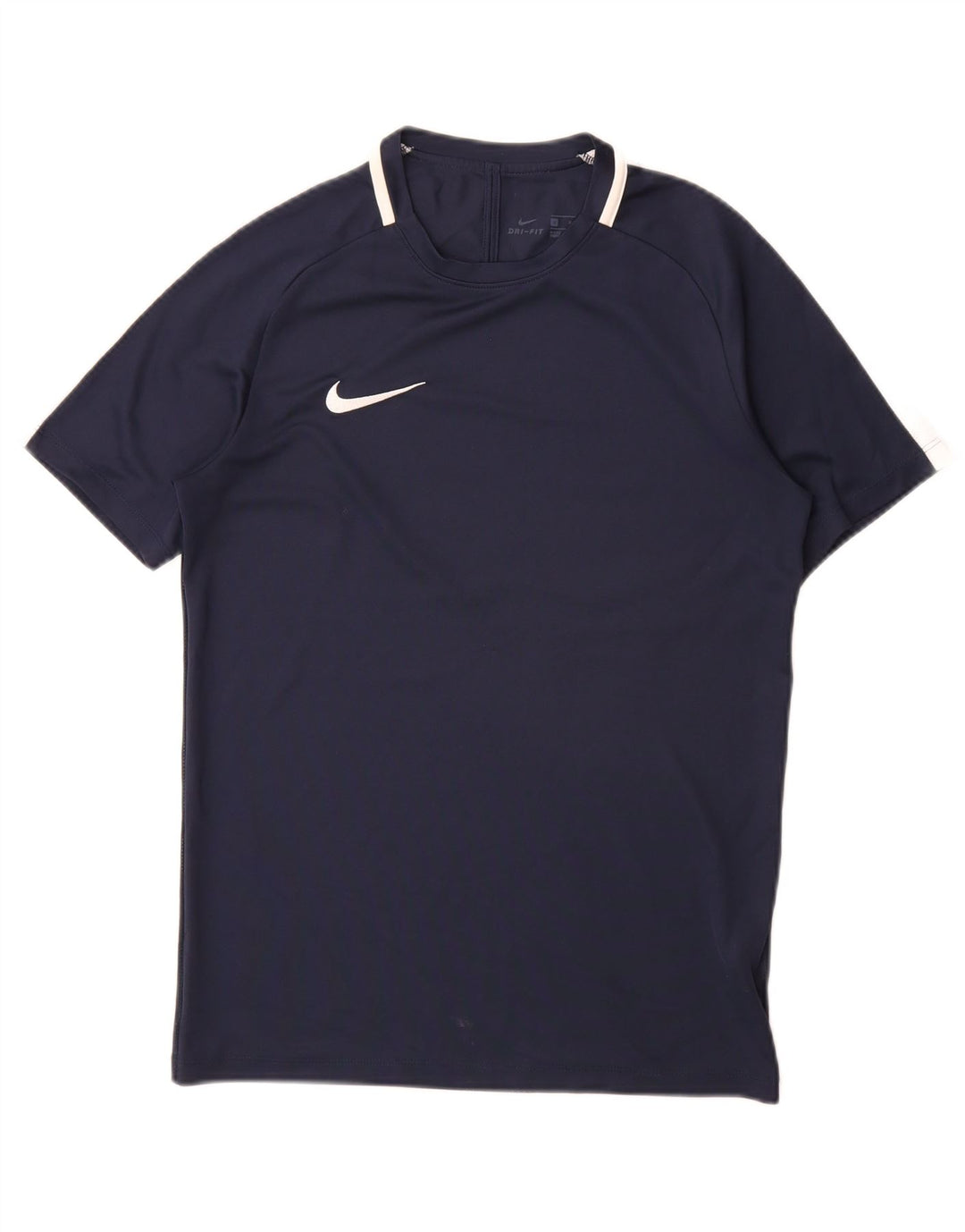 Nike Herren Dri Fit T-Shirt Top Small Marineblau Polyester