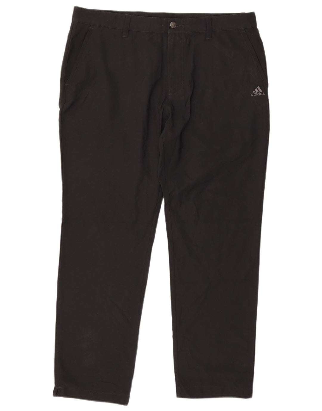 Adidas Herren Slim Chino Hose W36 L30 Schwarz Polyester