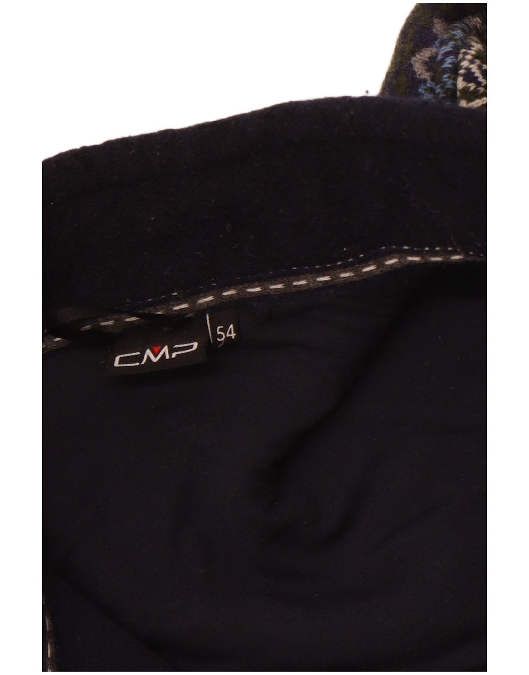 CMP Herren-Fleecejacke, EU 54, 2XL, blaues Colourblock-Polyester