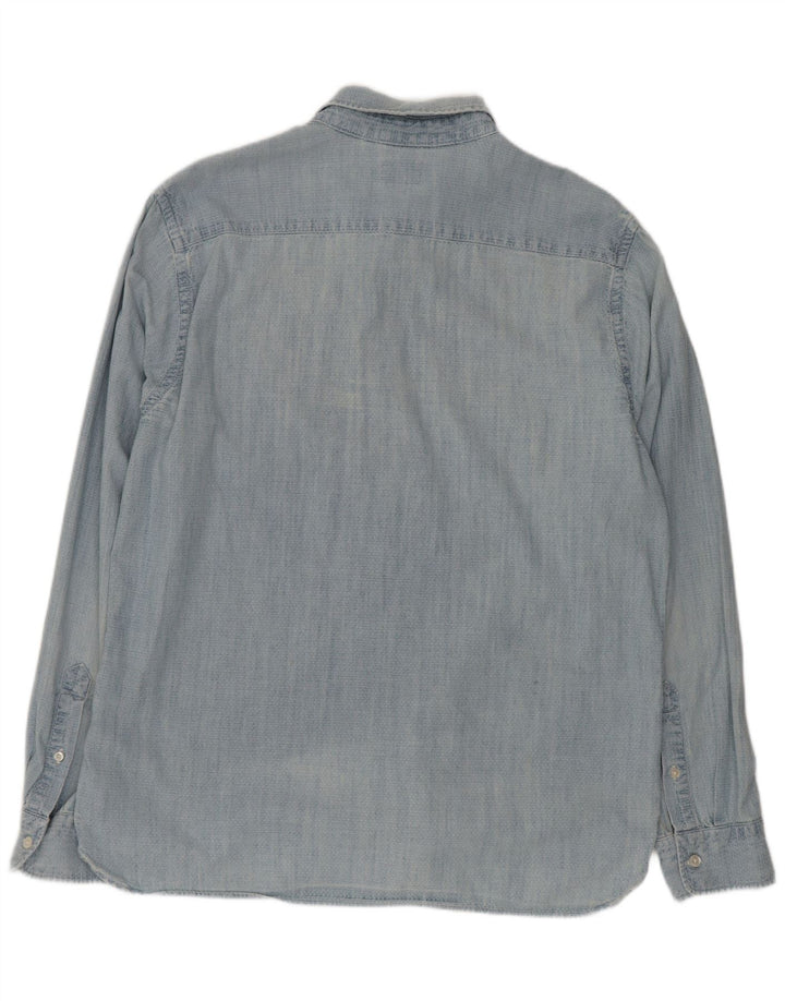 Levi's Herrenhemd XL, blaue Baumwolle