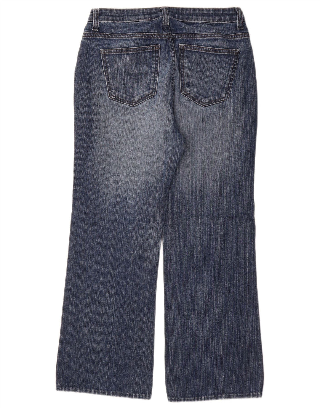 DKNY Womens Crop Bootcut Jeans US 6 Medium W26 L26 Blue