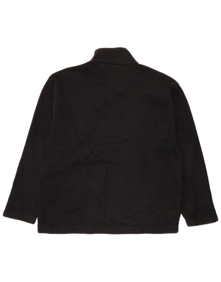 Marks & Spencer Herren Fleecejacke UK 38 Medium Schwarz Polyester