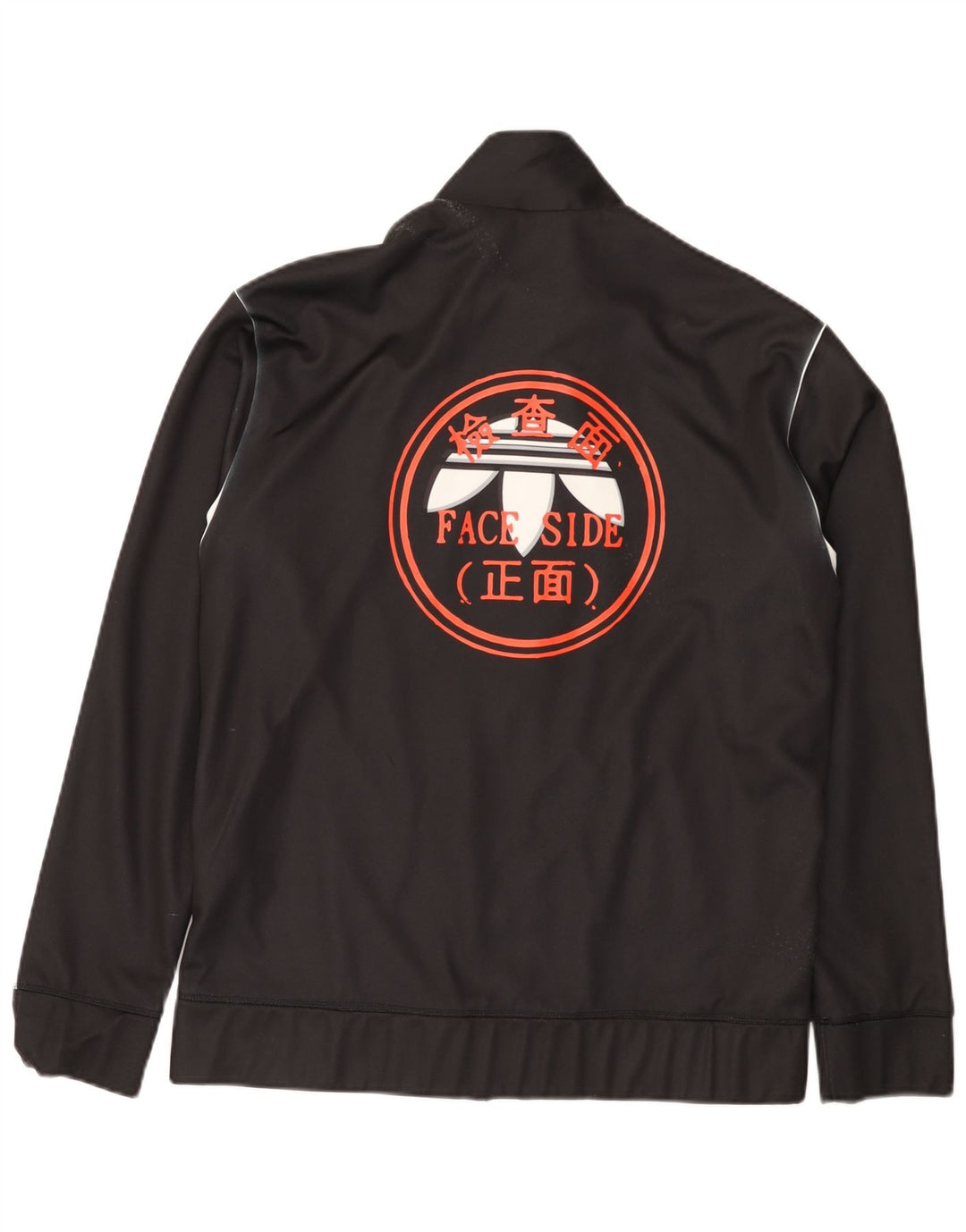 Adidas Herren-Trainingsanzug mit grafischem Oberteil, Mittelschwarzes Polyester