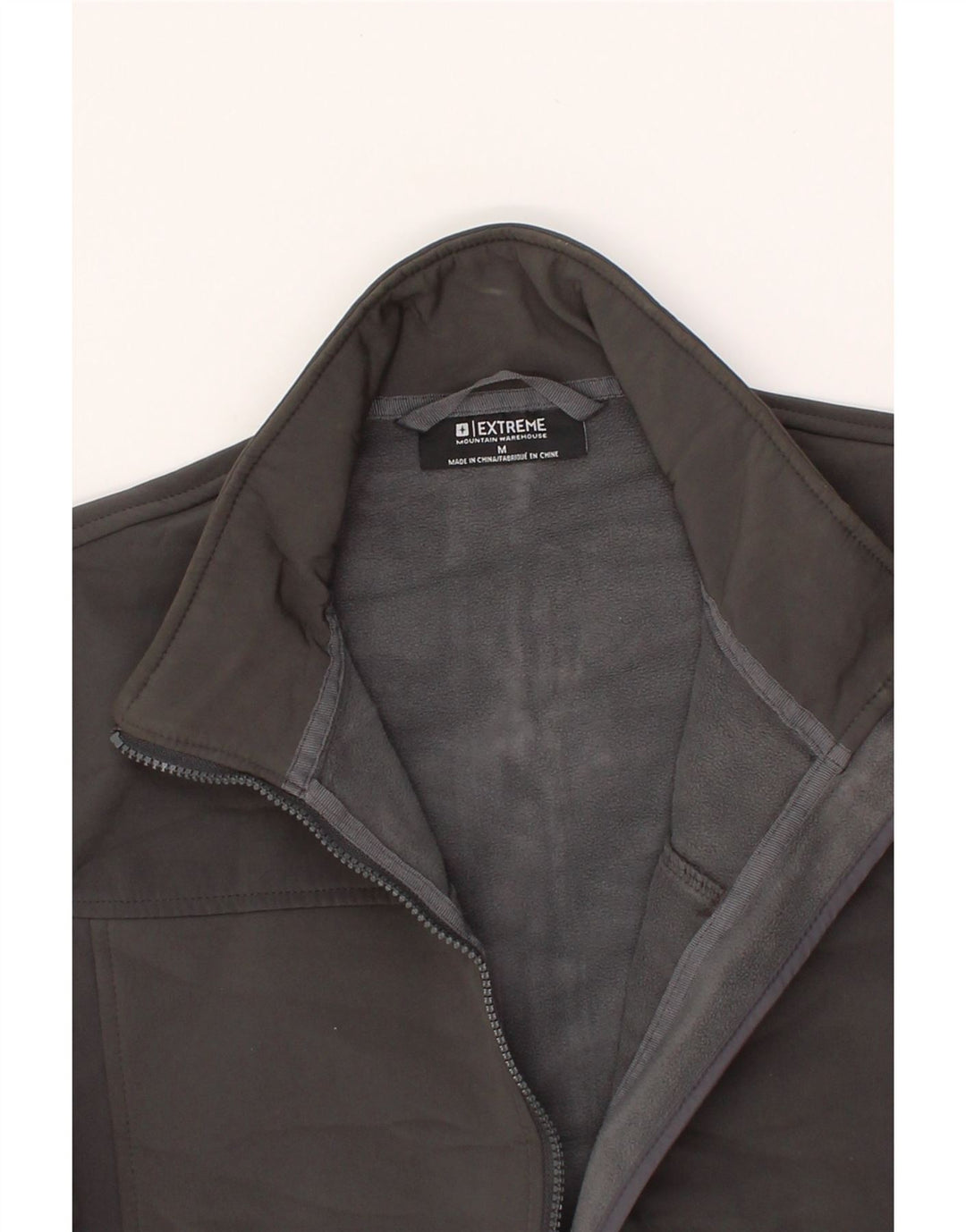 MOUNTAIN WAREHOUSE Mens Tracksuit Top Jacket Medium Grey Polyester Vintage Mountain Warehouse and Second-Hand Mountain Warehouse from Messina Hembry 