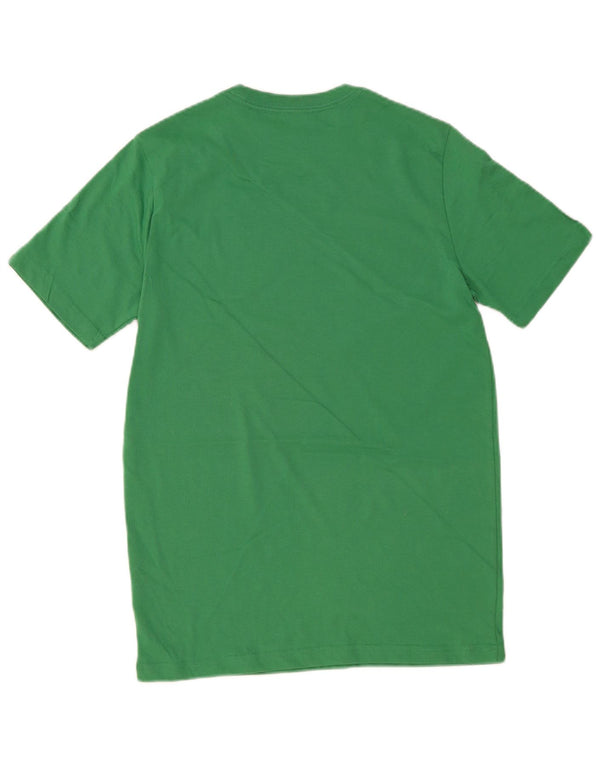 Puma Herren Grafik T-Shirt Top Small Grün Baumwolle