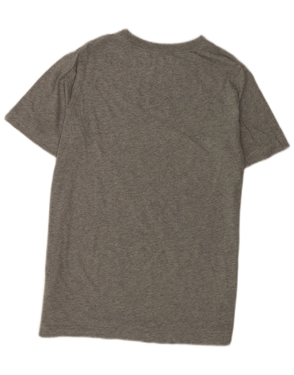 Nike Jungen-T-Shirt mit Standard-Passform und Grafik, 13–14 Jahre, XL, graue Baumwolle
