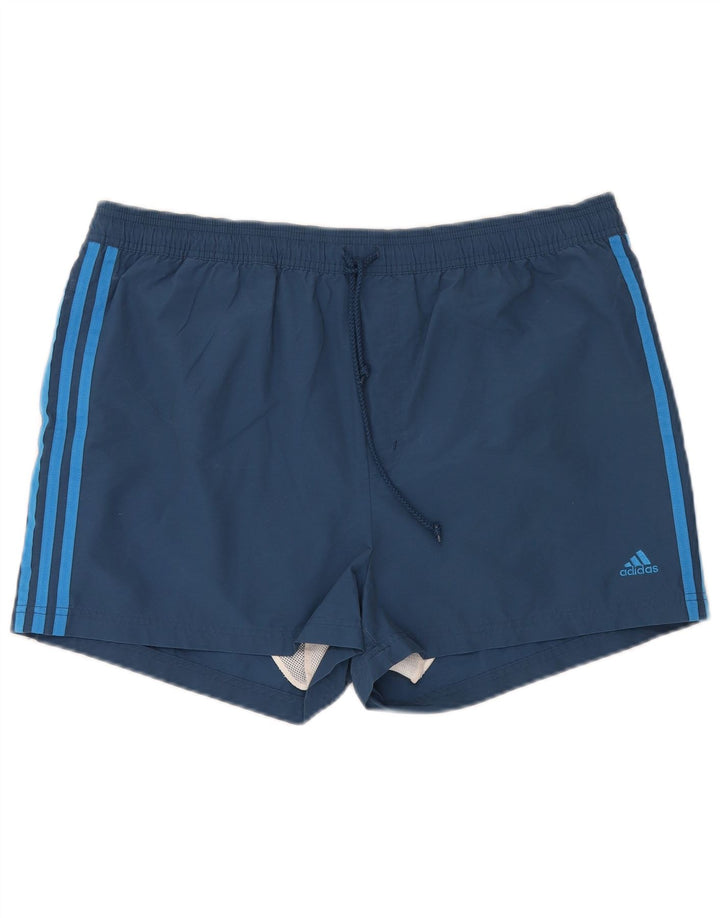 ADIDAS Herren Badeshorts XL Blau Baumwolle