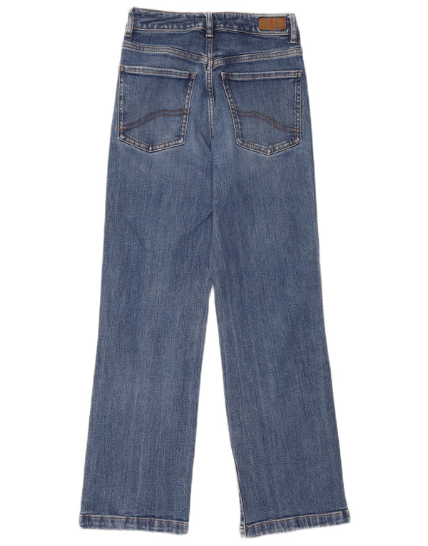 Fat Face Damen Straight Jeans UK 8 Small W26 L28 Blaue Baumwolle