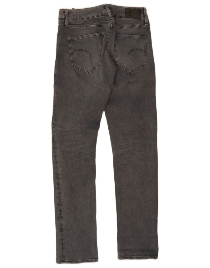 G-Star Damen Midge Slim Jeans W28 L29 Graue Baumwolle