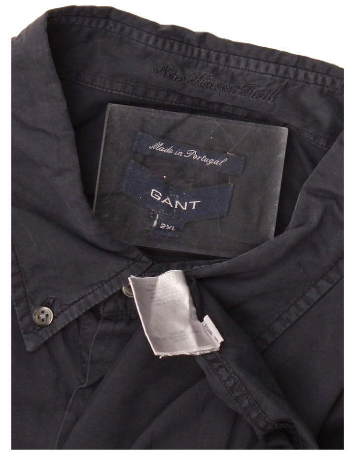 GANT Herrenhemd 2XL Schwarz