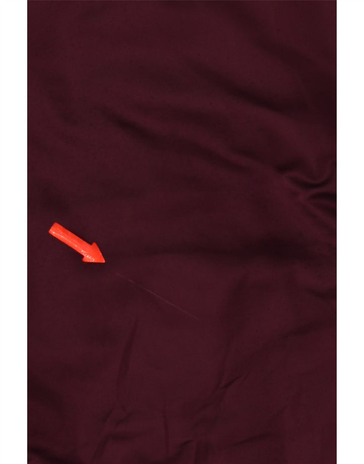 Volcom Damen Übergroße Bomberjacke UK 10 Small Lila Polyester