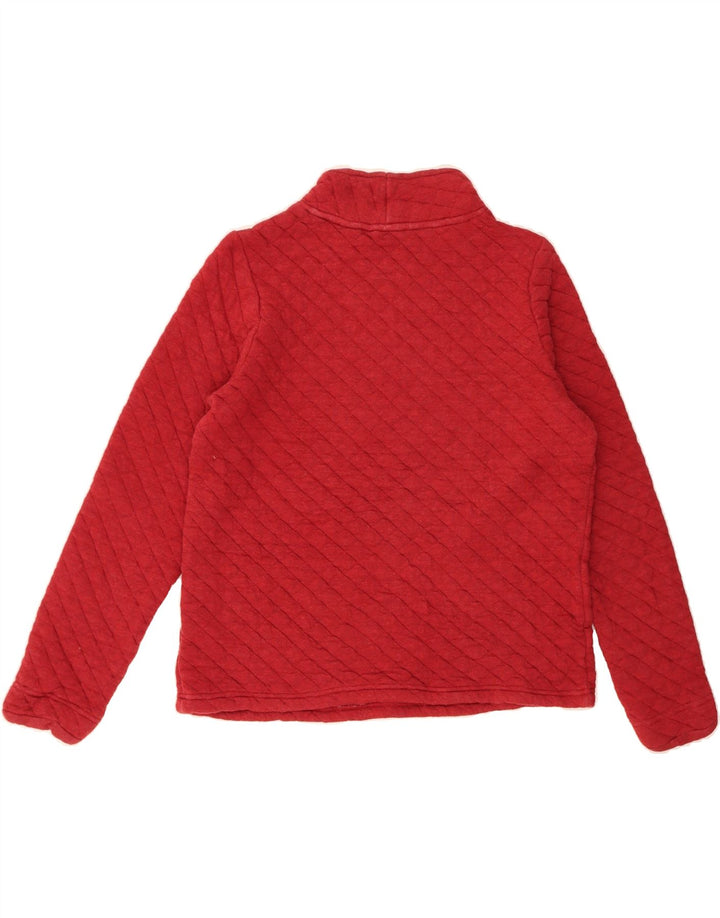 ORVIS Womens Oversized Sweatshirt Jumper UK 10 Small Red Argyle/Diamond Vintage Orvis and Second-Hand Orvis from Messina Hembry 