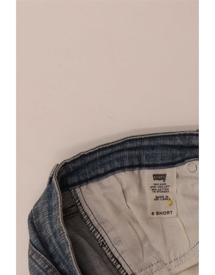Levi's Damen Slim Jeans US 8 Medium W30 L27 Blaue Baumwolle