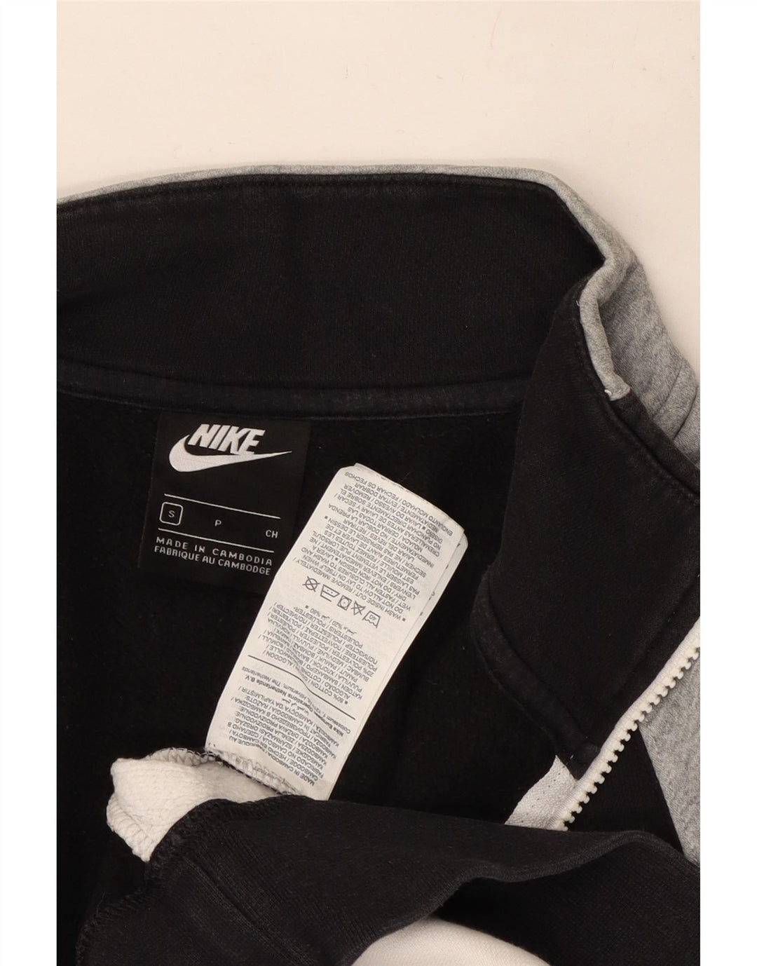 Nike Herren-Trainingsanzugoberteil, Jacke, klein, mehrfarbig, Colourblock-Baumwolle