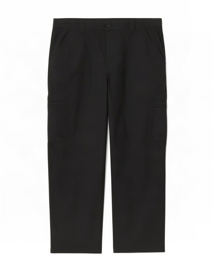 Mountain Warehouse Herren-Wander-Cargohose, W36, L29, schwarzes Polyester