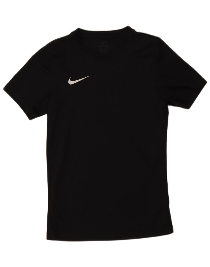 Nike Herren Dri Fit T-Shirt Top Small Schwarz Polyester