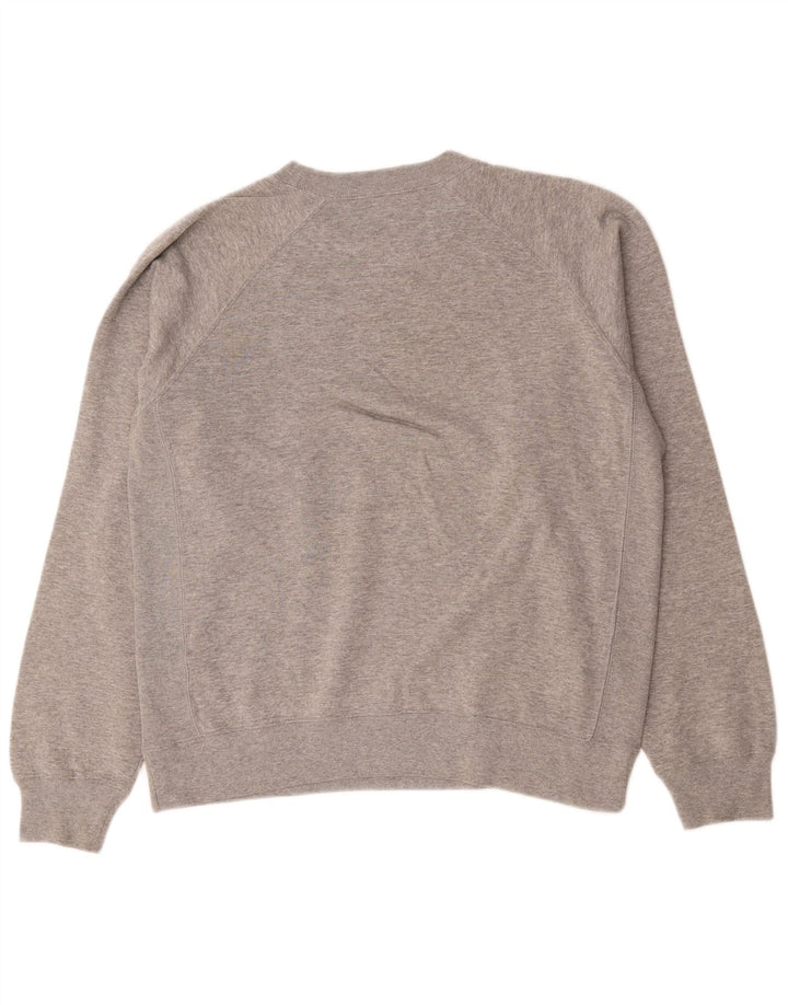 Champion Herren-Sweatshirt-Pullover, große graue Baumwolle