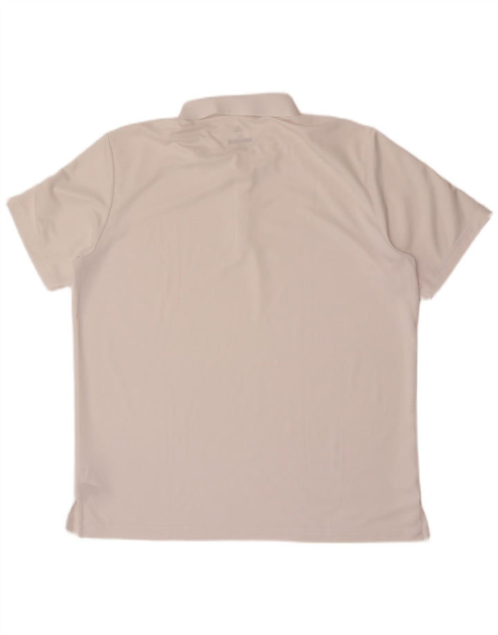 Adidas Herren Golf Poloshirt XL Weiß Polyester